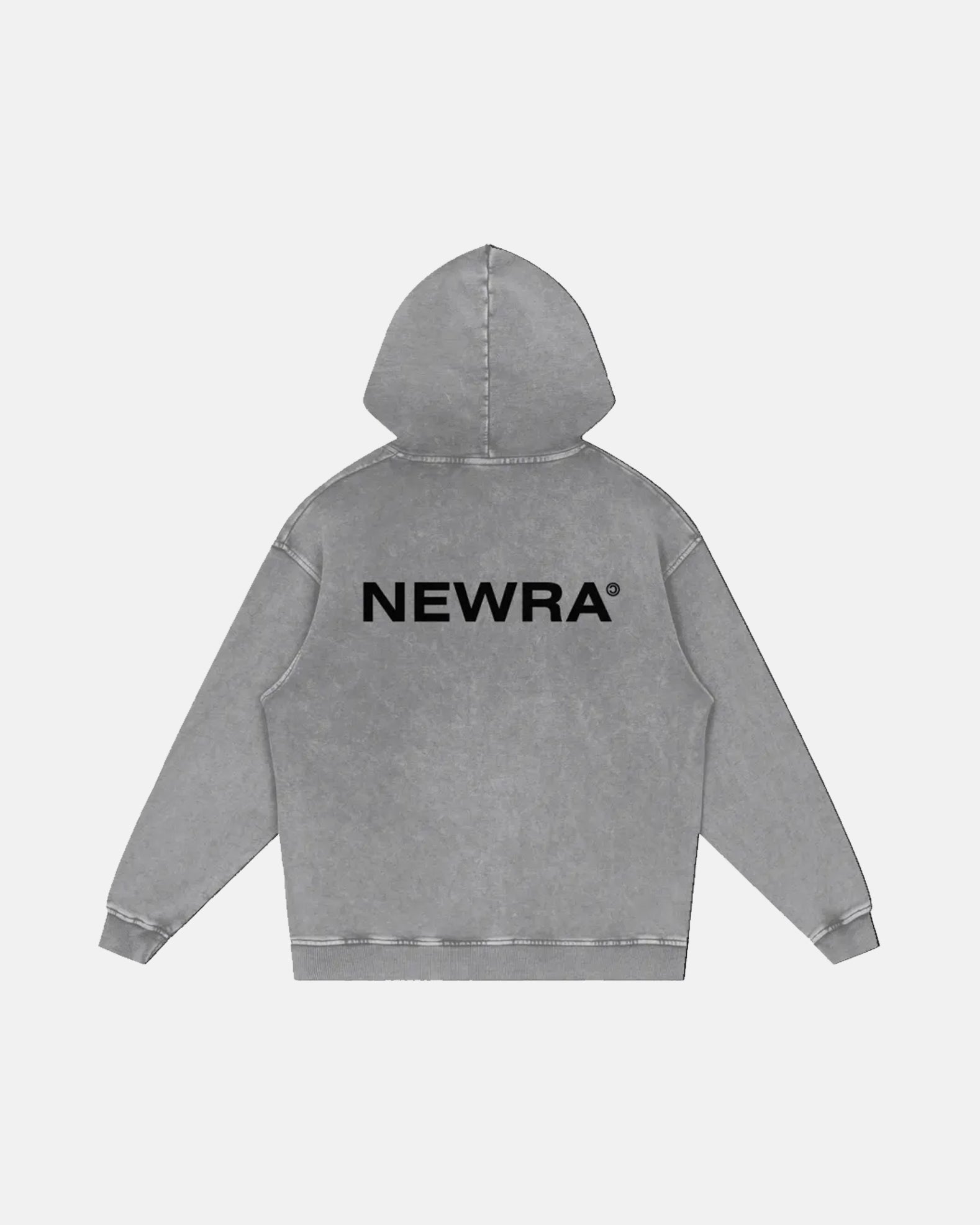 Basic Washed Hoodie Grey