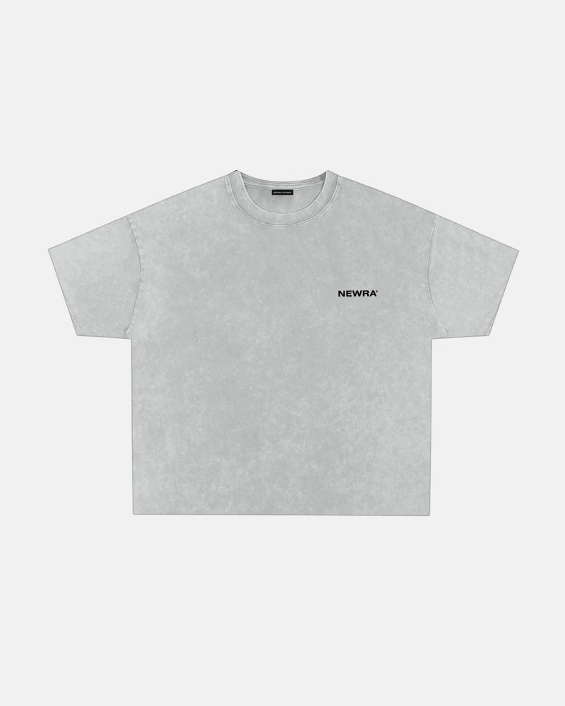Basic Washed Tee Grey