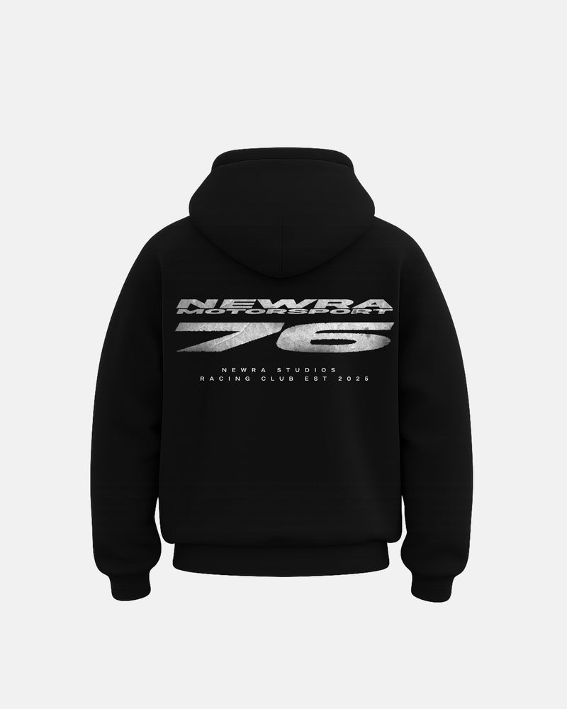 Race Hoodie Black