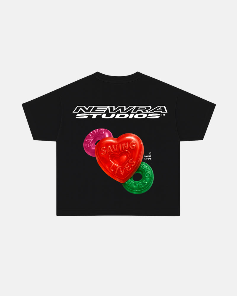 Saving Lives Tee Black